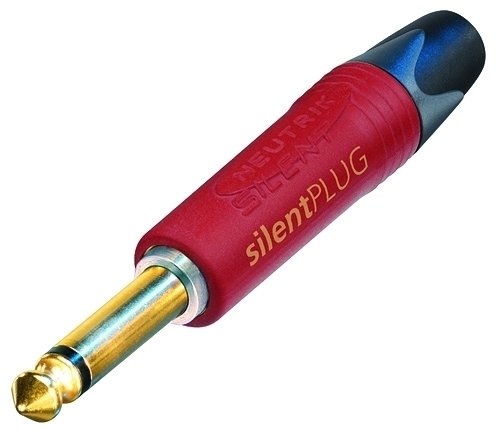 Neutrik NP2X-AU-SILENT 6.3 Mono Çivi Jak Nikel