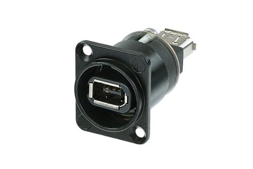 Neutrik NA1394-6-W Firewire 6 IEEE 1394 Nikel Muhafaza