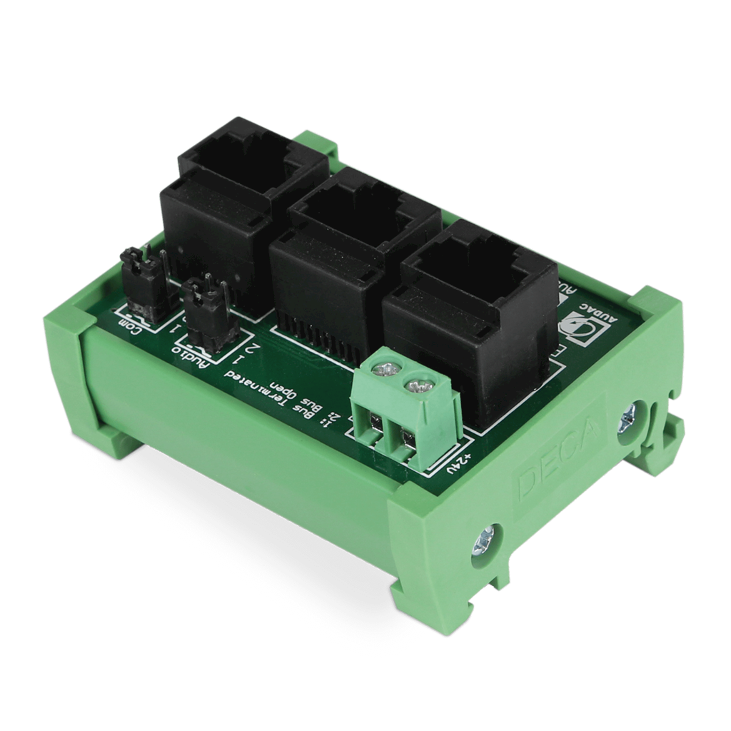 Audac ARJ03P APM Serisi Güç Bağlantısı için 3 Yollu RJ 45 Bağlantı Noktası