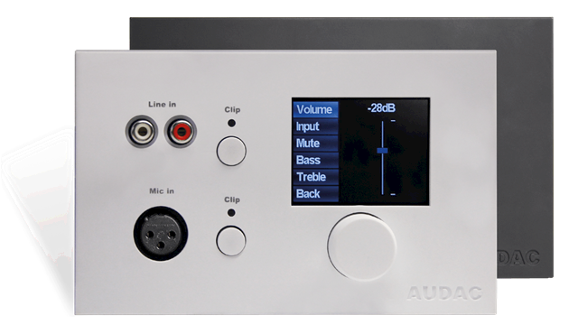 Audac MWX65/B MTX Black için Hepsi Bir Arada Duvar Paneli