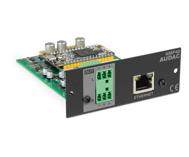 Audac NMP40 XMP44 için SourceCon™ Ağı Ses Oynatma Modulü