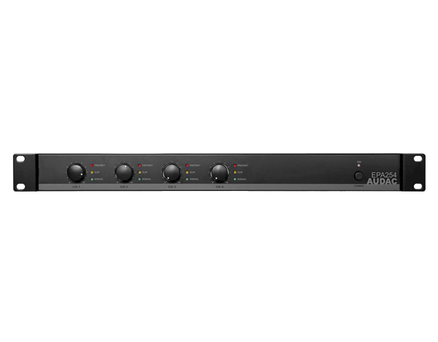 Audac EPA254 Dört Kanallı Class D Amfi 4 X 250W - Crossover