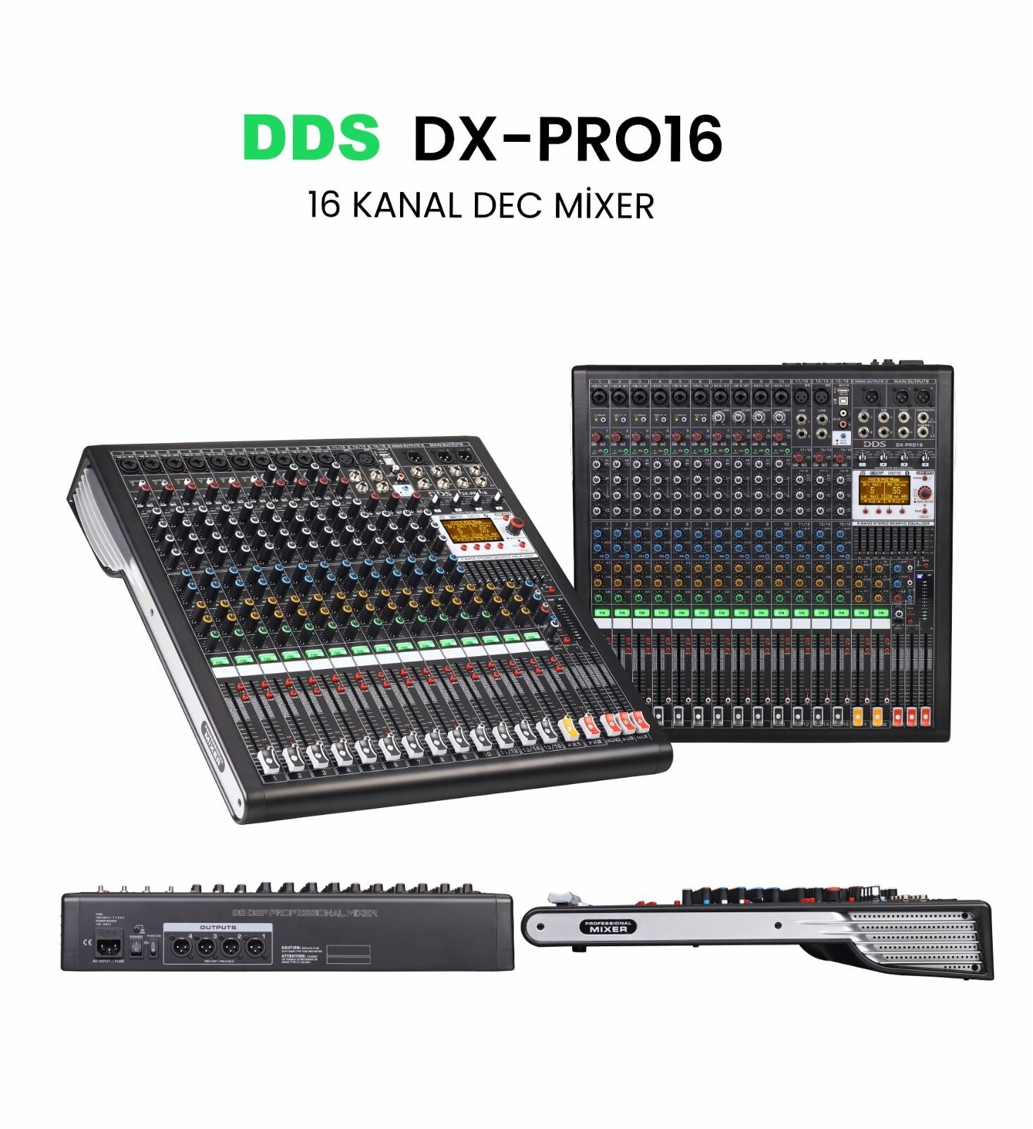 DDS DX PRO 16 16 KANALLI FX DECK MİKSER WATT