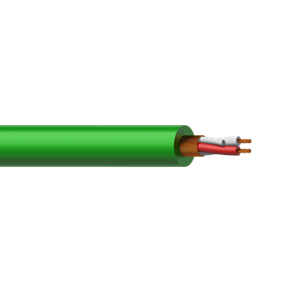 PROCAB MC305G/1 Dengeli Mikrofon Kablosu Yeşil 100 Metre