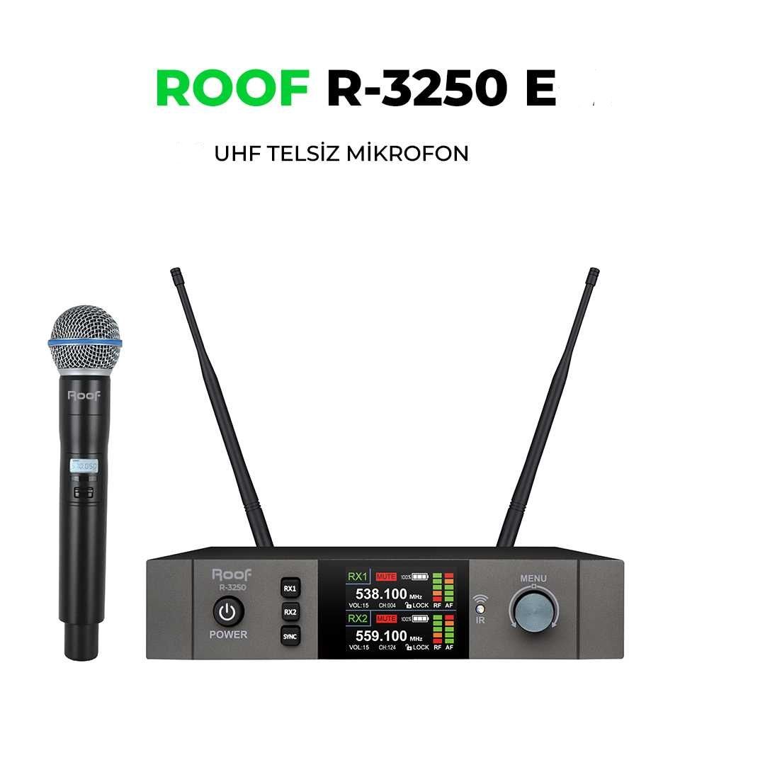 ROOF R-3250 TEK EL KABLOSUZ TELSİZ MİKROFON SETİ (FİYAT SORUNUZ)