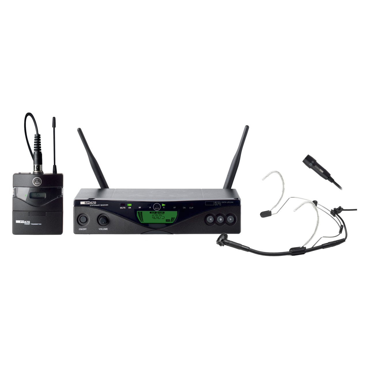 AKG WMS470 Presenter Set Kablosuz Profesyonel Headset Mikrofon