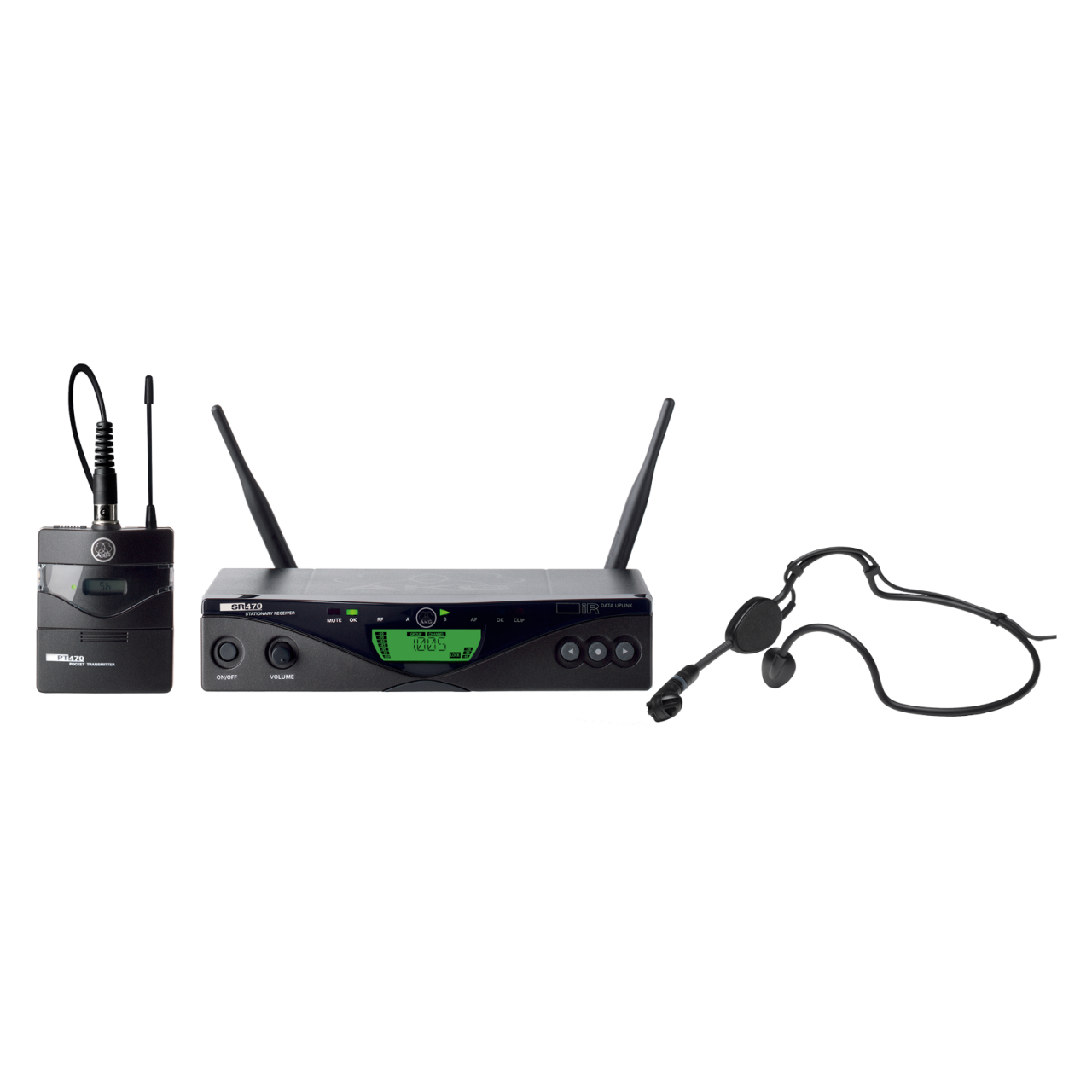 AKG WMS470 Sports Set Kablosuz Profesyonel Headset Mikrofon