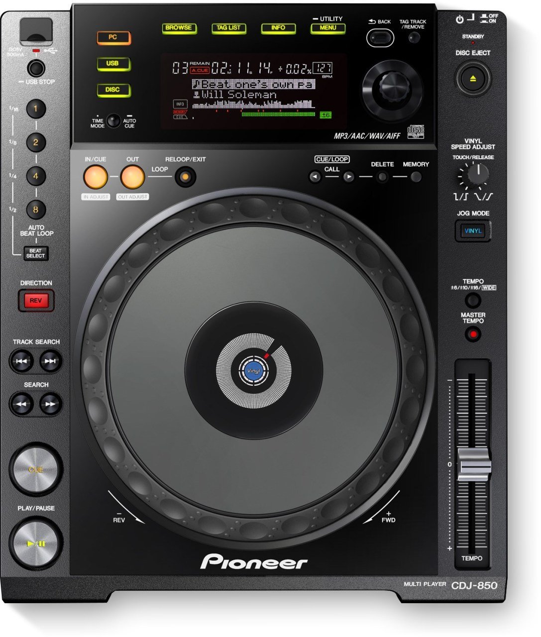 Pioneer DJ CDJ-850-K DJ CD - USB - MIDI Oynatıcı