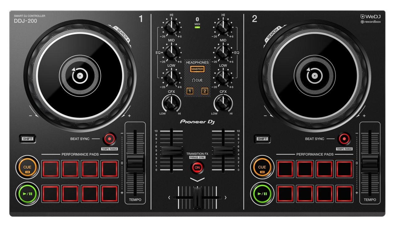 Pioneer DJ DDJ-200 Akıllı Mini DJ Controller