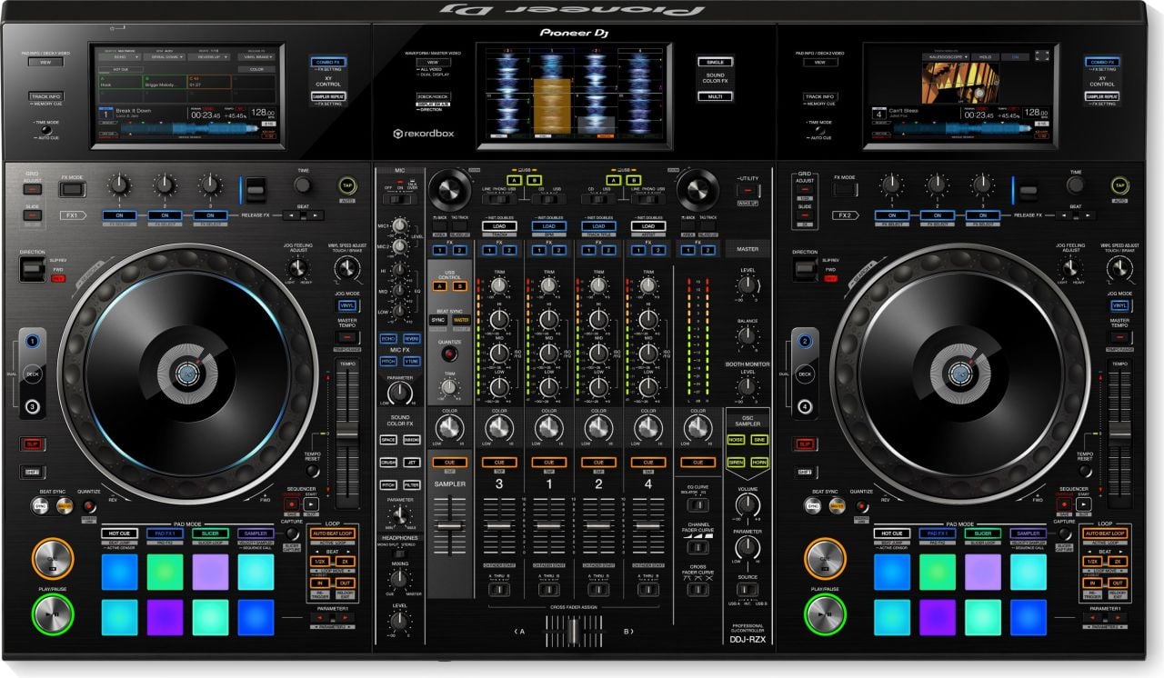 Pioneer DJ DDJ-RZX 4 Kanal Rekordbox DJ & VJ Controller