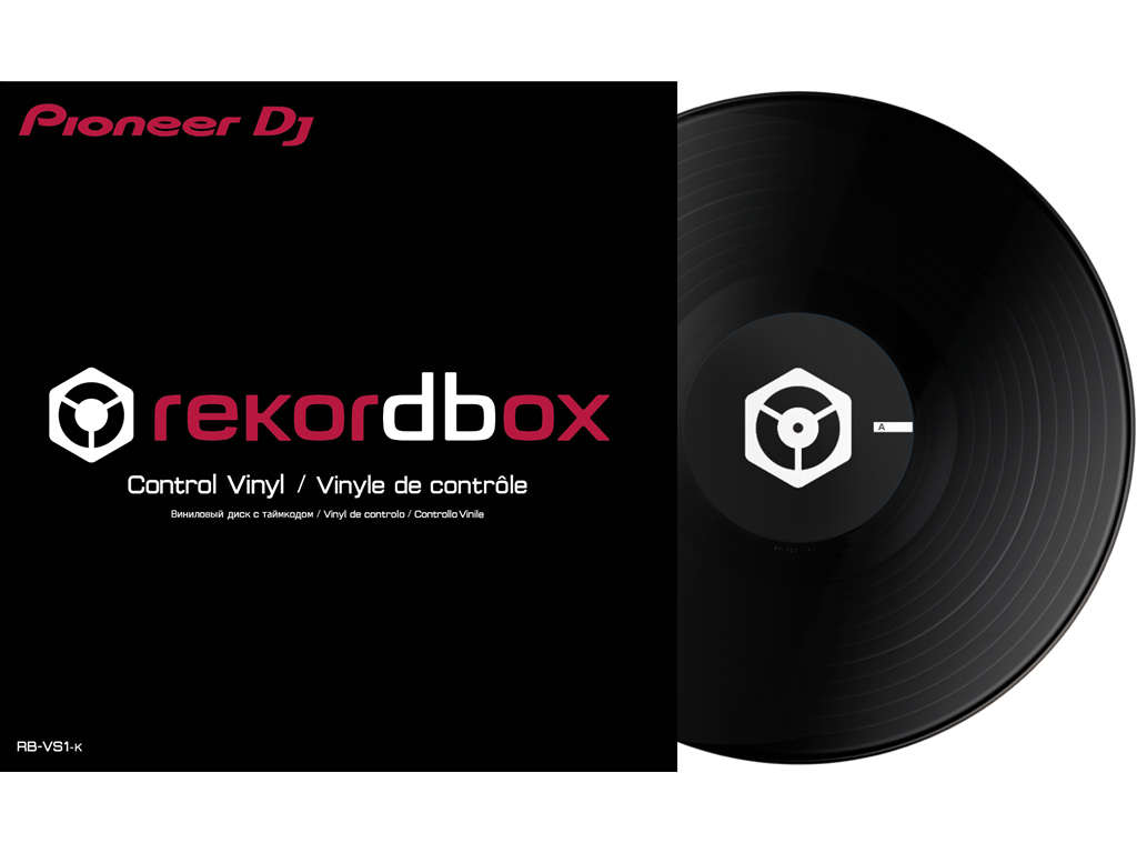 Pioneer DJ RB-VS1-K rekordbox DVS için Kontrol Plak ( TEK)