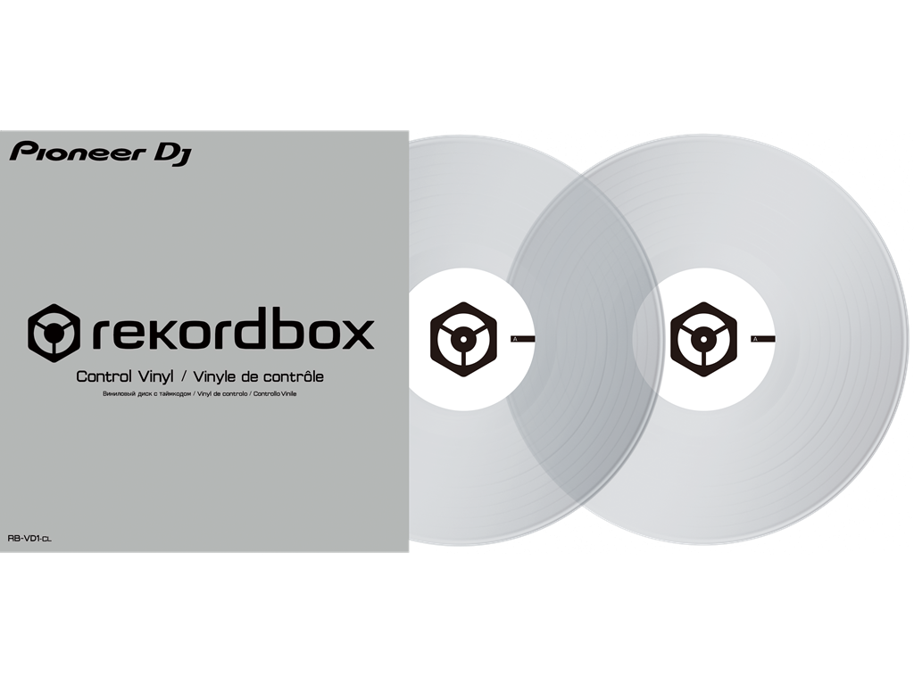 Pioneer DJ RB-VD1-CL rekordbox DVS için Kontrol Plakları ( ÇİFT )