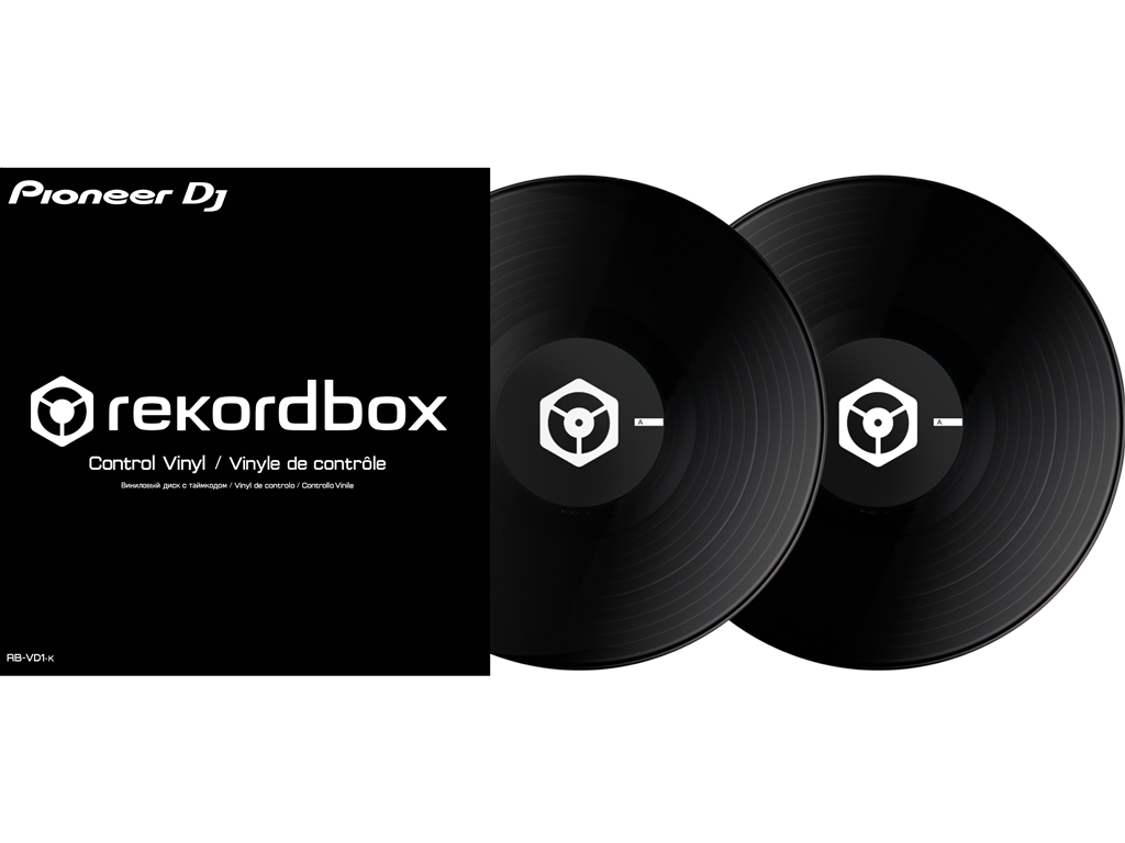 Pioneer DJ RB-VD1-K rekordbox DVS için Kontrol Plakları ( ÇİFT )
