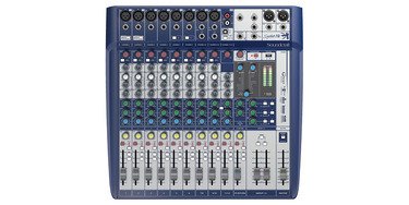 Soundcraft SIGNATURE 12 12 Kanal Efektli Analog Mikser (6 mono 3 stereo) , 2 Giriş /2-Çıkış USB Ses Kartı , Lexicon® Efektler