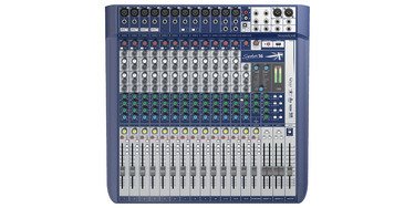 Soundcraft SIGNATURE 16 16 Kanal Efektli Analog Mikser (10 mono 3 stereo) , 2 Giriş /2-Çıkış USB Ses Kartı , Lexicon® Efektler