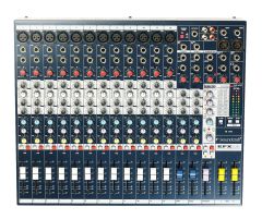 Soundcraft EFX12 12 Kanal Efektli Analog Mikser (12 mono 2 stereo) , Lexicon® Efektler , 3-band EQ