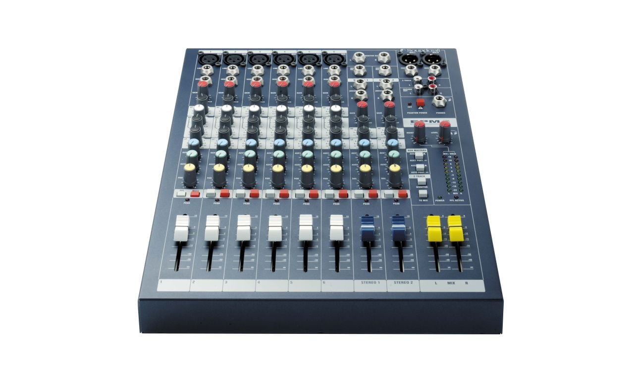 Soundcraft EPM6 6 Kanal Analog Mikser (6 mono 2 stereo)