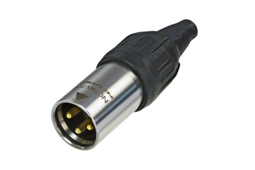 Neutrik NC3MX-TOP Erkek XLR Konnektör Dış Mekan Altın 3 pin