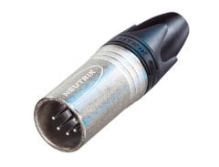 Neutrik NC5MXX Erkek XLR Konnektör Gümüş 5 pin