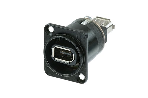 Neutrik NA1394-6-W Firewire 6 IEEE 1394  Nikel Muhafaza