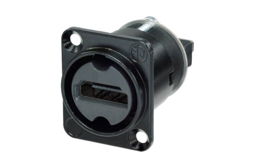 Neutrik NAHDMI-W-B Firewire 6 IEEE 1394  Nikel Muhafaza