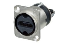Neutrik NAHDMI-W Firewire 6 IEEE 1394  Nikel Muhafaza