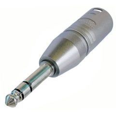 Neutrik NA3MP Erkek XLR  - 6.3 TRS Jak Dönüştürücü Adaptör