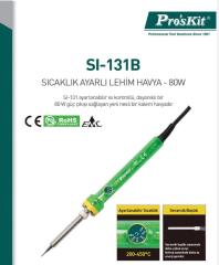 Proskit SI-131B Sıcaklık Ayarlı Lehim Havya 80W