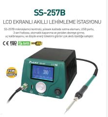 Proskit SS-257B LCD Istasyon Havya 75 W Geniş LCD Ekran