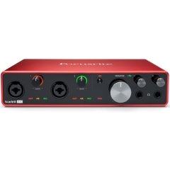 Focusrite SCARLETT 8i6 GEN3 2 Mik. Preamfili Giriş + 4 Line Giriş - 4 Çıkış +0 SPDIF ve MIDI Bağlantılı USB Ses Kartı