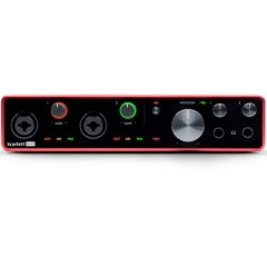 Focusrite SCARLETT 8i6 GEN3 2 Mik. Preamfili Giriş + 4 Line Giriş - 4 Çıkış +0 SPDIF ve MIDI Bağlantılı USB Ses Kartı