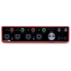 Focusrite SCARLETT 18i8 GEN3 4 Mik. Pre. Giriş + 4 Line Giriş - 4 Çıkış + Optik ve SPDIF ve MIDI Bağlantılı USB Ses Kartı