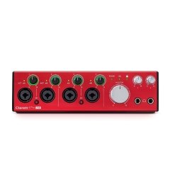 Focusrite CLARETT 4PRE USB 3.0 4 ISA Mik. Preamp + 4 Line giriş - 4 Çıkış - MIDI IN OUT - Optik Girişli USB 3.0 Ses Kartı