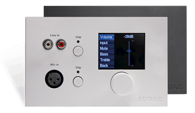 Audac MWX65/B MTX Black için Hepsi Bir Arada Duvar Paneli