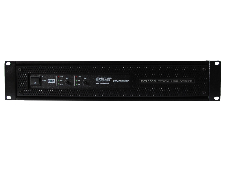 MCS 2004H   2 x 1000 Watt RMS H Sınıfı Profesyonel Power Amplifikatör