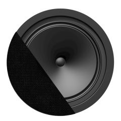 Audac CENA812/B SpringFit™ 8'' Tavan Hoparlörü, 12 W/100V- 8'' Çift Koni