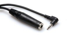 HOSA 1/4'' TRS (F) - 3.5 mm. TRS (M) Kulaklık adaptörü 15 cm.