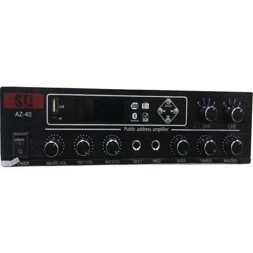 Sti AZ 40 2X80W TrafoLU Bluetooh Radyo Usbli Çift Çıkış Anfi