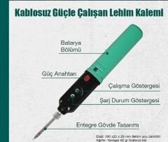 Proskit SI-B166 USB Şarjlı Kablosuz Kalem Havya