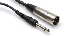 HOSA XLR (M) - 1/4'' TS (M) Balanssız kablo 1.5 mt.