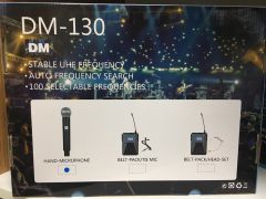 Doppler DM-130 UHF ÇİFT ANTEN TEK EL TELSİZ MİKROFON