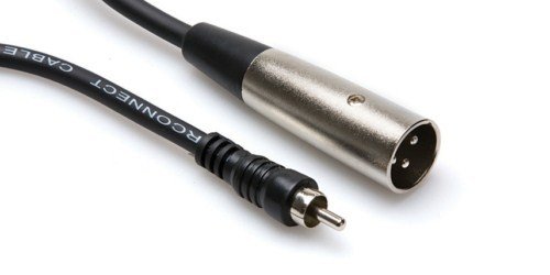 HOSA RCA (M) - XLR (M) balanssız kablo, 1.5 mt.