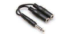 HOSA 1/4'' TRS (M) <-> Dual 1/4'' TRS (F) Y-kablo