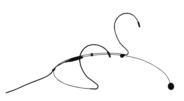 Audac CMX725B Kondenser Headset Mikrofon