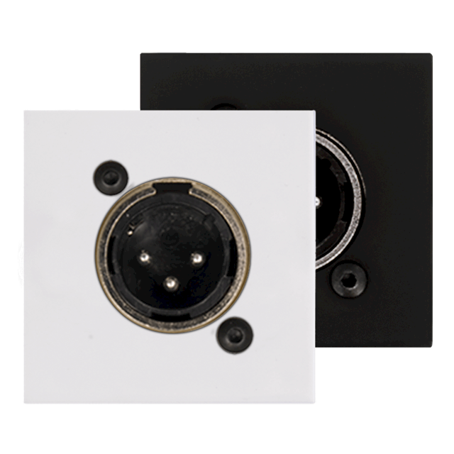 Audac CP45XLM 45x45mm Bağlantı Plakası - D-SIZE XLR Erkek