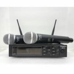 Doppler DM-222h UHF Çift  El Tipi Telsiz Mikrofon