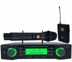 Roof R-203 1 El 1 Yaka Uhf Kablosuz Mikrofon