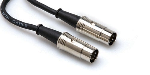 HOSA 5-pin DIN (M) <-> 5-pin DIN (M) PRO MIDI kablosu, 4.5 metre.
