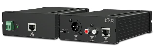 Audac APG20MK2 Aktif Ses Sinyal Alıcısı, RCA
