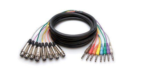 HOSA 8'li TRS-XLRF Snake Kablo (5 mt)